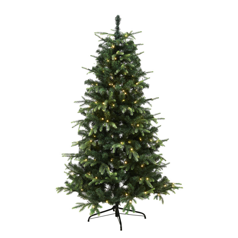 Nordic Winter Viga Kunstigt Juletræ Med 180 Led-lys   170   116 Cm