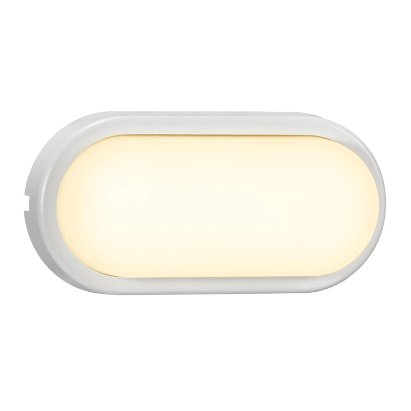 Nordlux Cuba Outdoor Energy Oval Væglampe Hvid