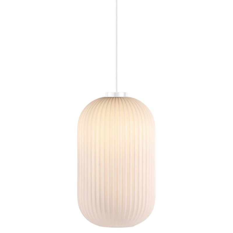Nordlux Milford 20 Pendel Opal Hvid
