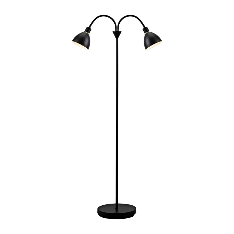 Nordlux Ray Double Gulvlampe Sort