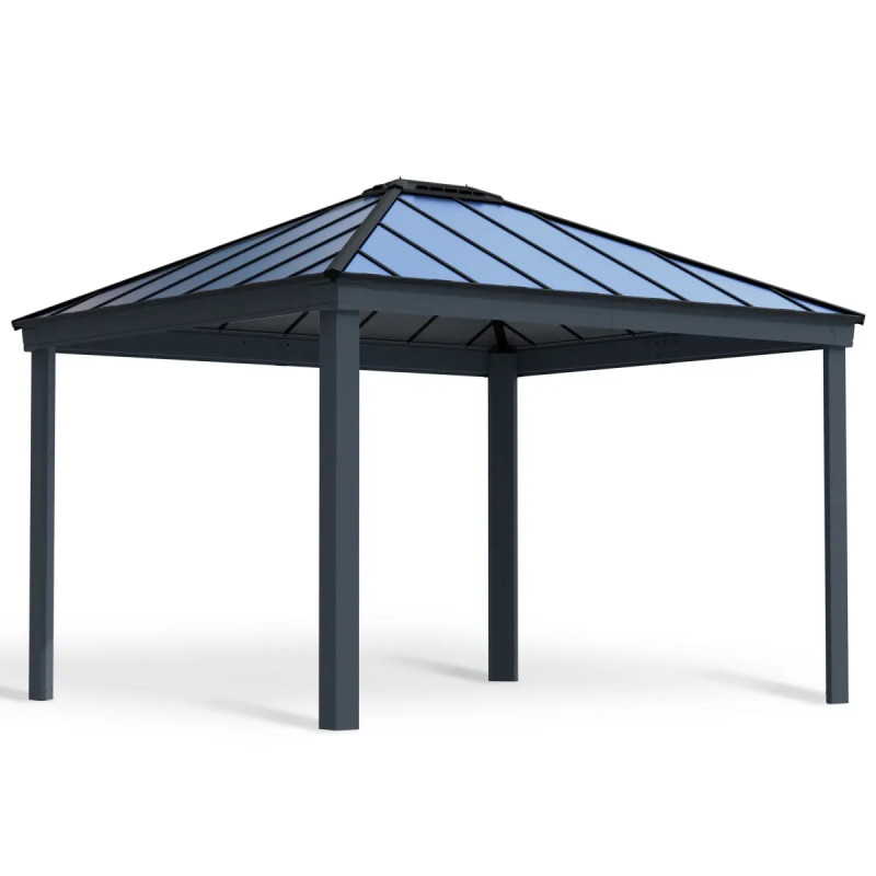 Palram Canopia Dallas Pavillon 483     422   306   Cm   Antracitgrå