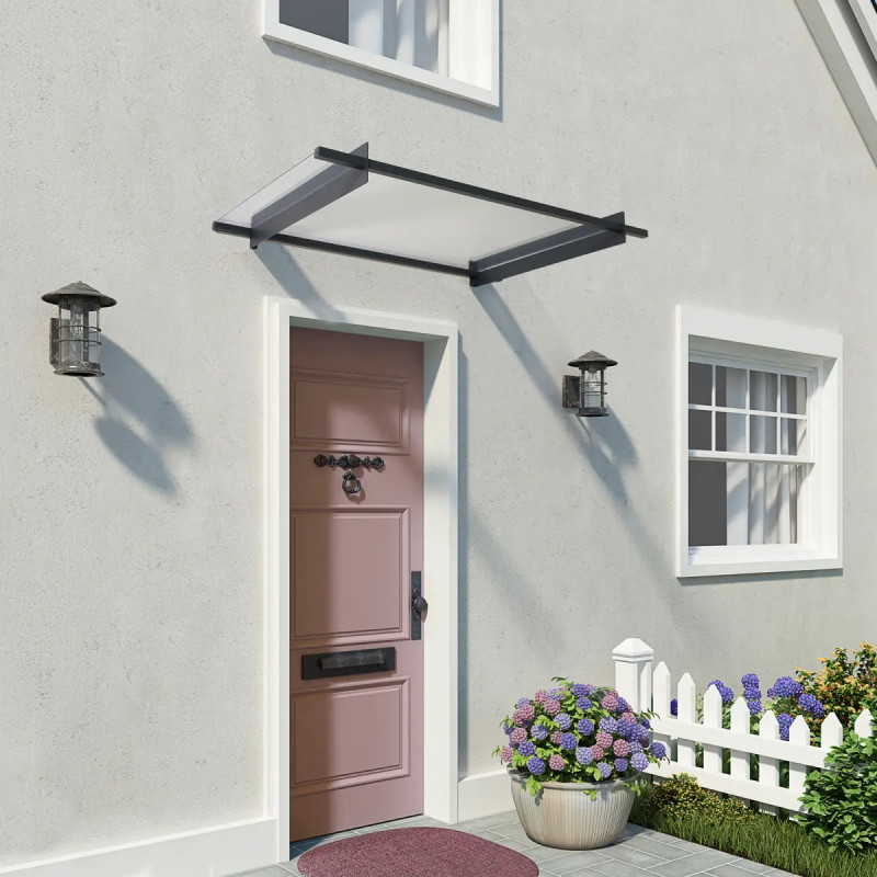 Palram Canopia Nancy 1500 Dørbaldakin 14   150     94 Cm Antracitgrå