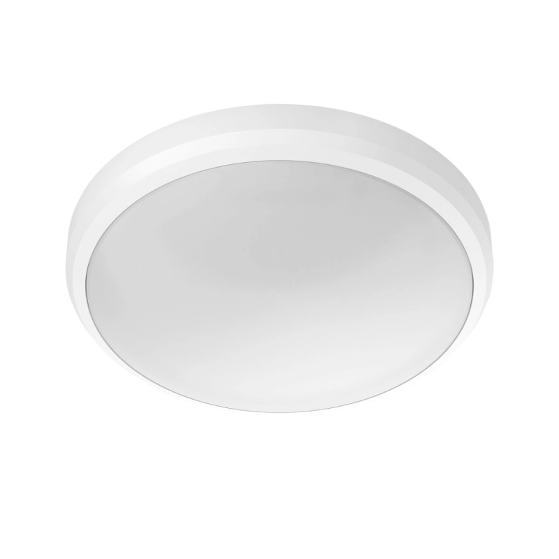 Philips Doris Led Loftlampe Ip44 Hvid ø220 Mm 6w 2700k