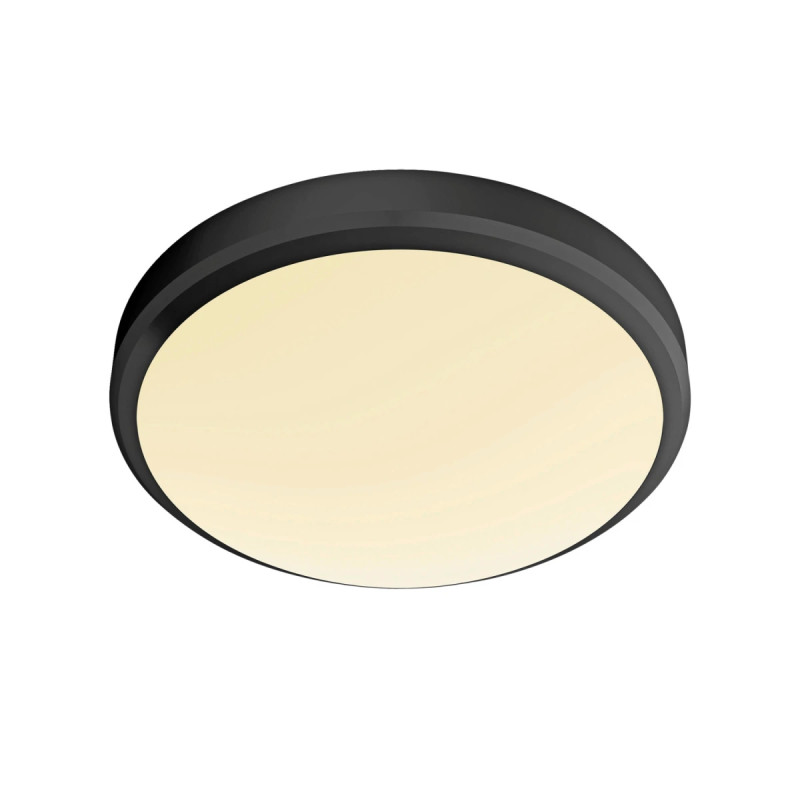Philips Doris Led Loftlampe Ip44 Sort ø220 Mm 6w 2700k