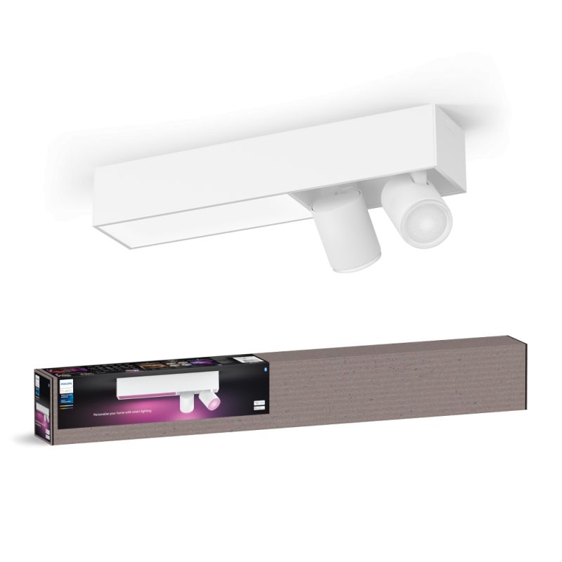 Philips Hue Centris White And Color Ambiance Led -spot Hvid 2x5 7w