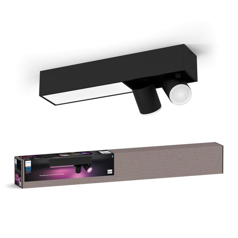 Philips Hue Centris White And Color Ambiance Led -spot Sort 2x5 7w