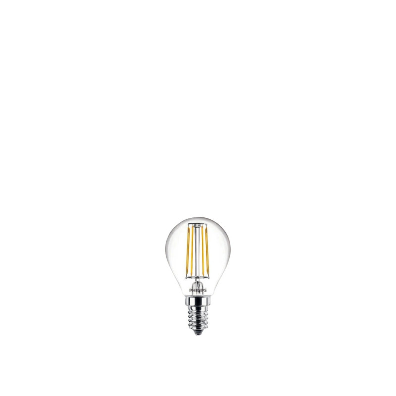 Philips Led Classic Filament Kronepære P45 E14 Klar 40w Varm Hvid  -pak Box
