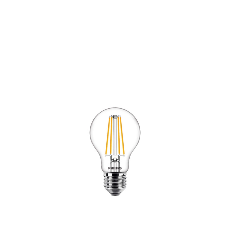 Philips Led Classic Filament Standardpære A60 E27 Klar 75w Varm Hvid  -pak Box