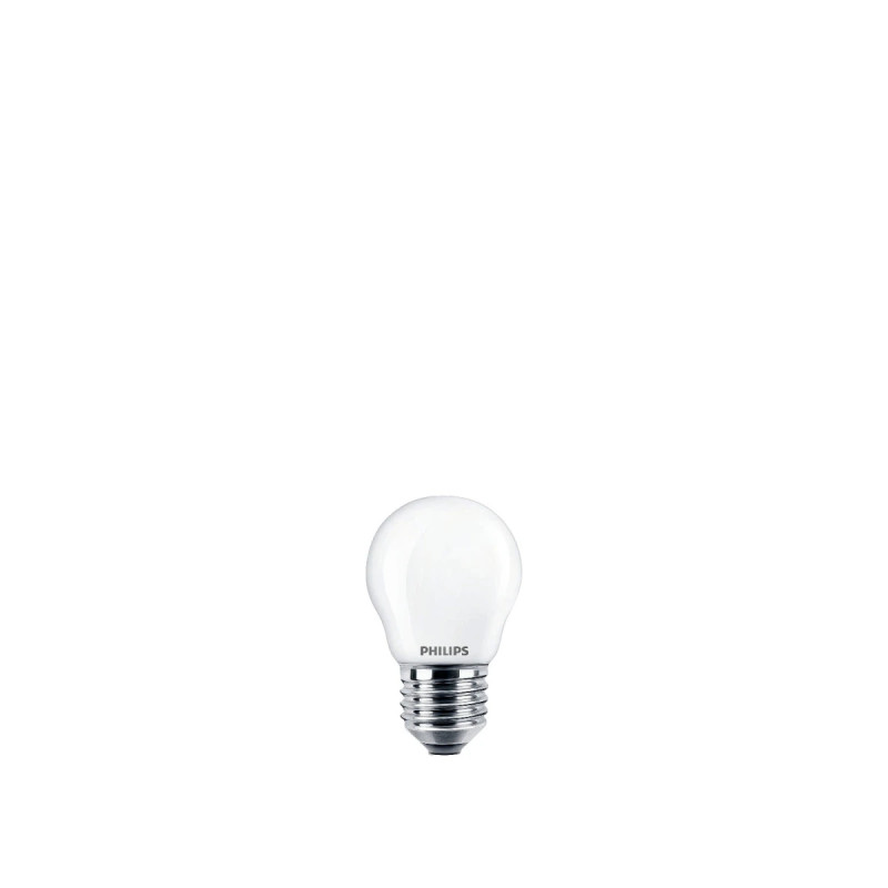 Philips Led Classic Kronepære P45 E27 Mat 40w Varm Hvid  -pak Box