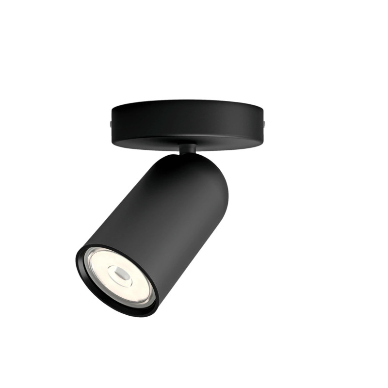 Philips Myliving Pongee Enkelt Loft- Vægspot Sort