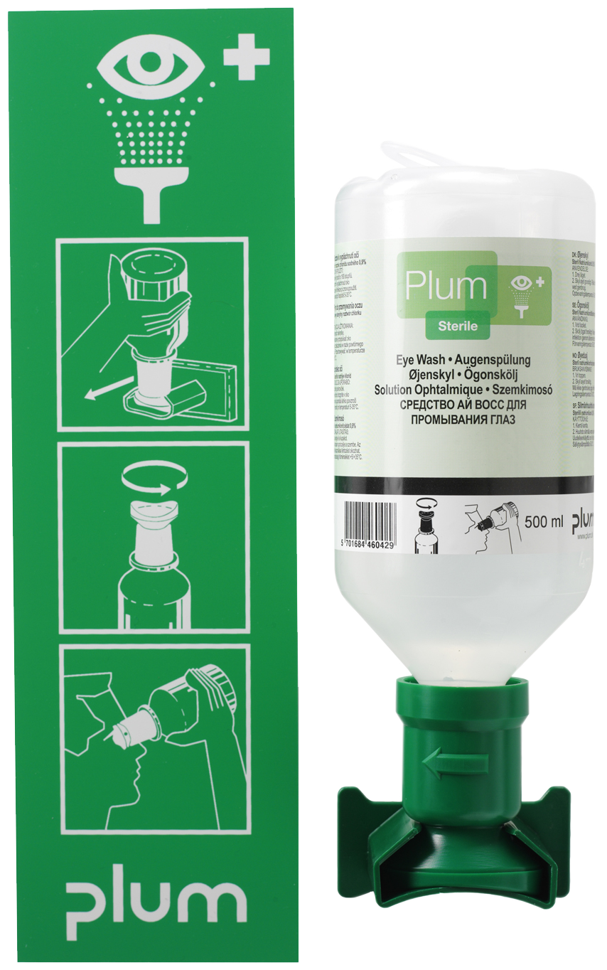 Plum øjenskyllestation      Flaske