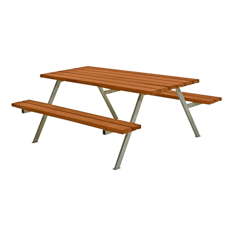 Plus Alpha Bord Bænkesæt 177 Cm Teak