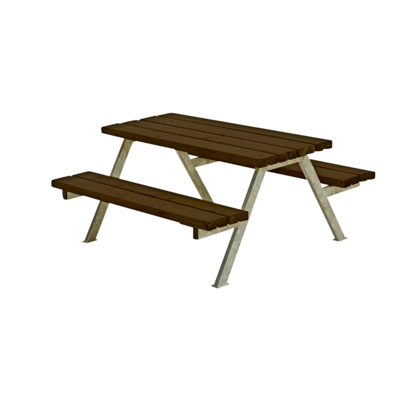 Plus Alpha Junior Bord Bænkesæt 118 Cm Sort