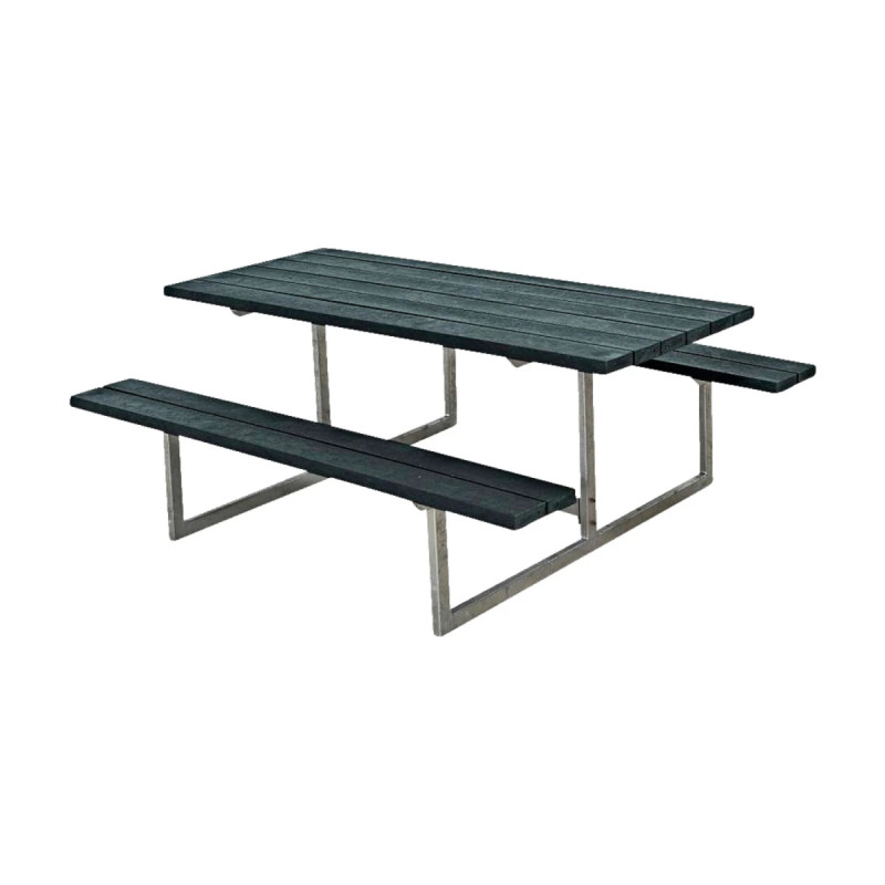 Plus Basic Bord Bænkesæt 177 Cm Retex Grå 185810-38