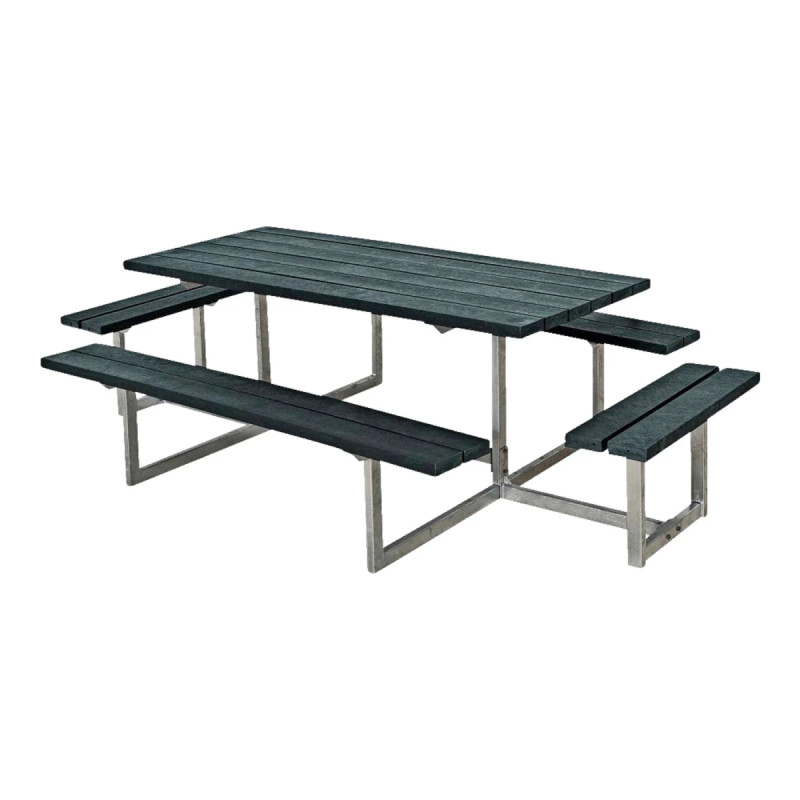 Plus Basic Bord Bænkesæt     Påbygninger 260 Cm Retex Grå 185813-38