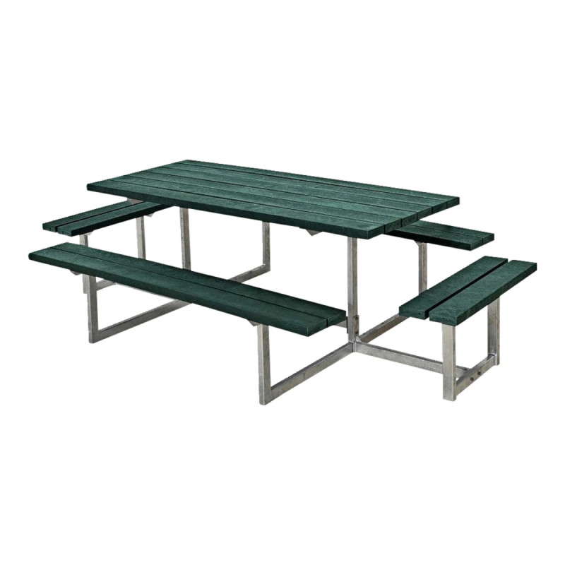 Plus Basic Bord Bænkesæt     Påbygninger 260 Cm Retex Grøn 185813-31