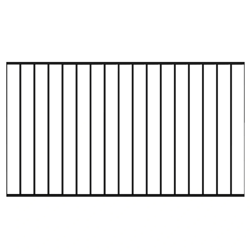 Plus Basic Forhavehegn Pulverlakeret Sort 150ã 85 Cm  17555-15