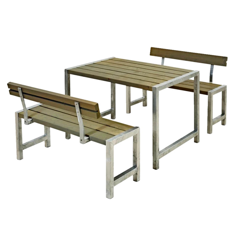 Plus Cafe Plankesæt 185582-18 Gråbrun