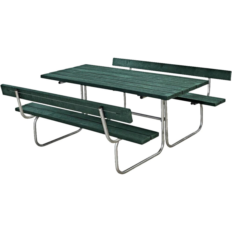 Plus Classic Bord Bænkesæt     Ryglæn 177 Cm Retex Grøn 185872-31