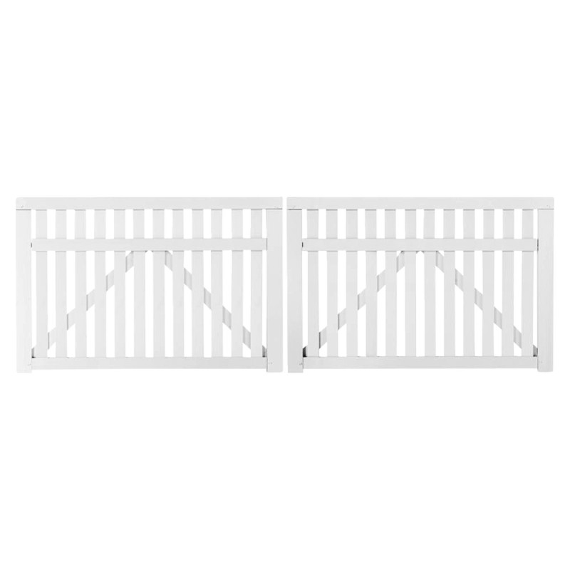 Plus Country Dobbeltlåge 300x96 Cm Hvid