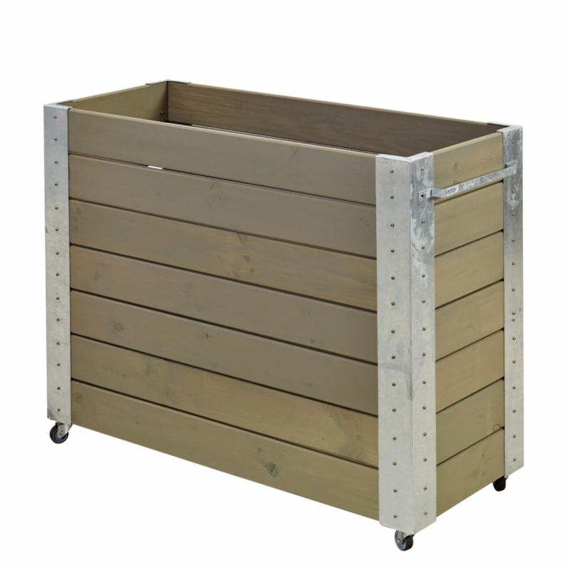 Plus Cubic Blomsterkasse 18263-18 Gråbrun