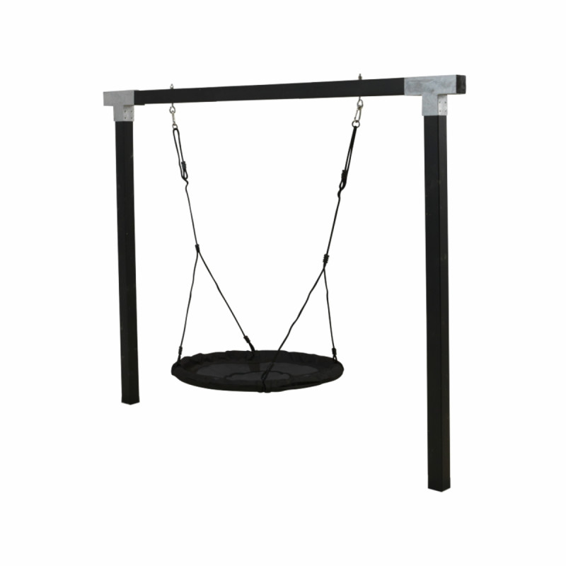 Plus Cubic Gyngestativ Inkl  Rund Redegynge Sort