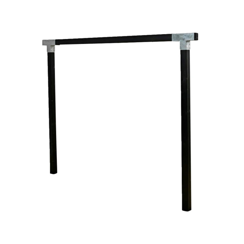 Plus Cubic Gyngestativ Med 9x9 Oml Stolper Drager Inkl  Beslag Sort