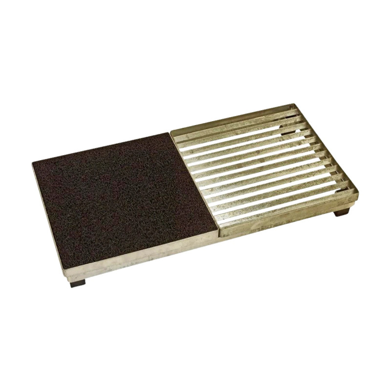 Plus Cubic Rist Inkl  Måtte   Stålramme   Stillesko   5cm   40 Cm     40 Cm Sort