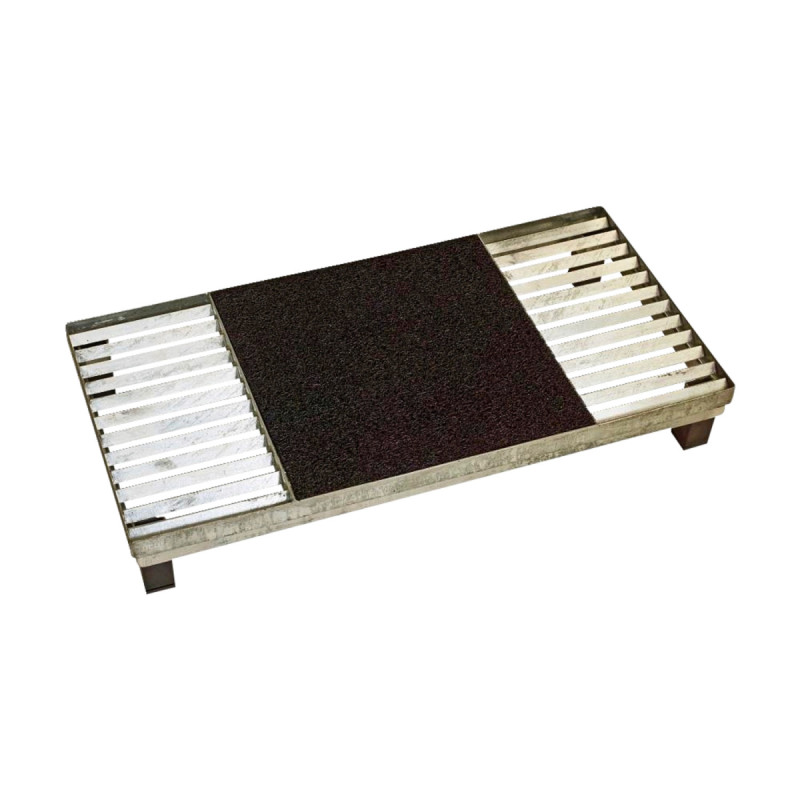 Plus Cubic Rist Inkl  Måtte   Stålramme   Stillesko   5cm   40 Cm     80 Cm Sort