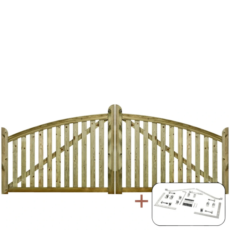 Plus Ligno Dobbeltlåge Inkl  Beslag 300x88 118 Cm 136150-