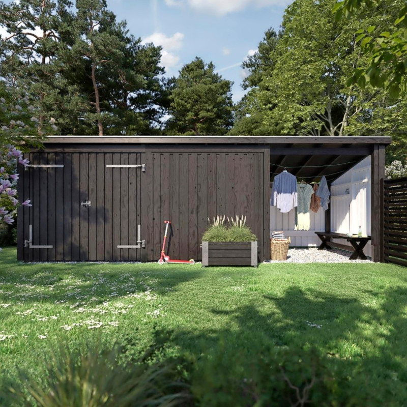 Plus Nordic Multi Havehus 14 Mâ    Moduler   Dobbeltdør Og Lukket åben Front 168591-