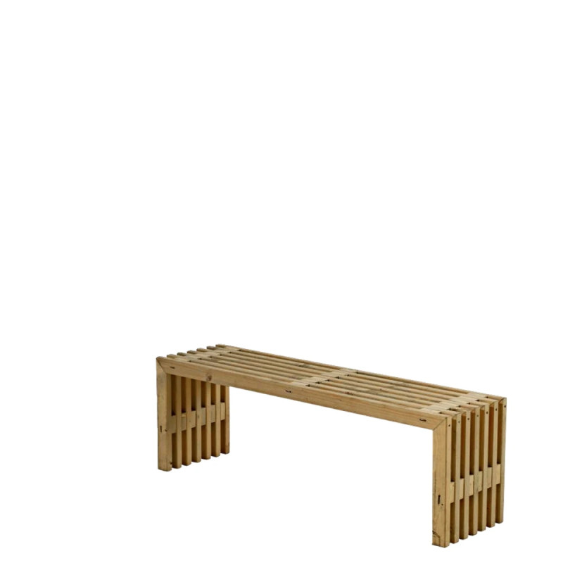 Plus Rustik Trallebænk Design 19537-12 Drivtømmerfarve