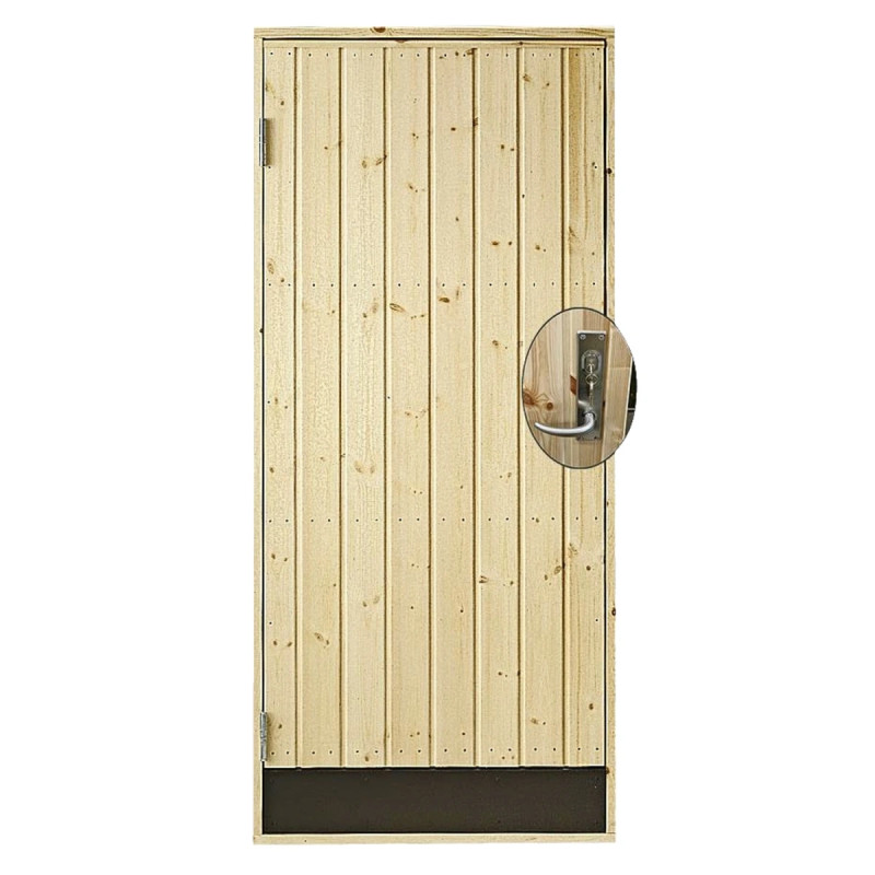Plus Udhusdør Panel Inkl  Karm Montagesæt Vu 78     187   Cm 393100-