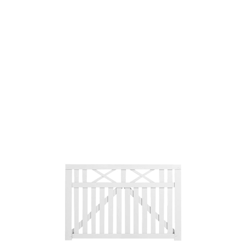 Plus Vinesse Bred Låge 150x98 Cm Hvid