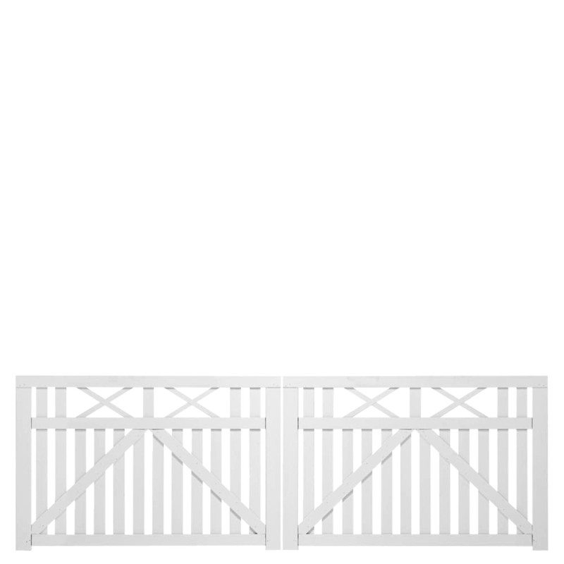 Plus Vinesse Dobbeltlåge 300x98 Cm Hvid