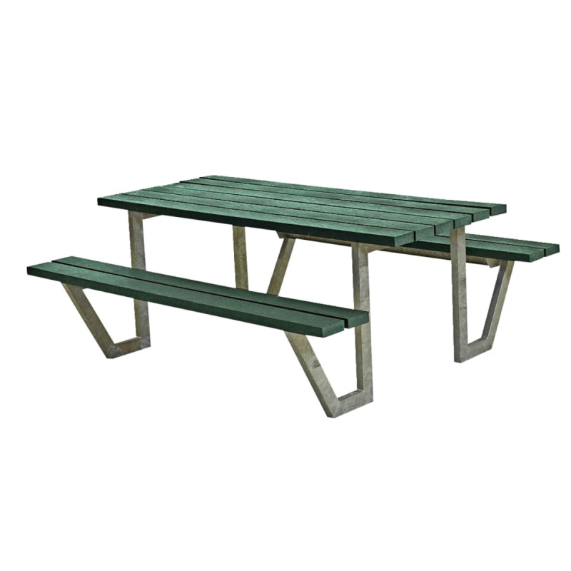 Plus Wega Bord Bænkesæt 177 Cm Retex Grøn 187710-31
