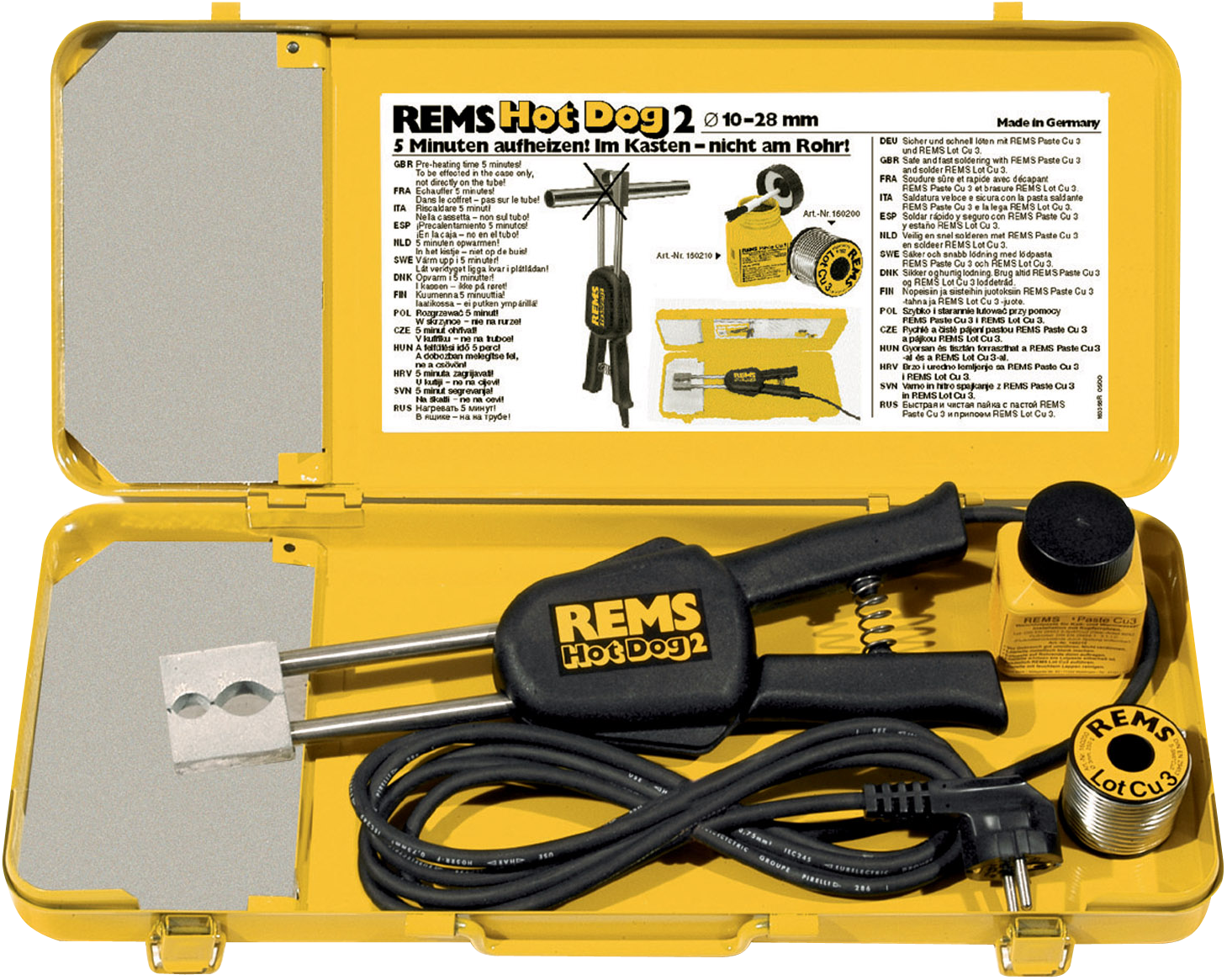 Rems Loddetang Elektrisk Hot Dog 10-28 Mm