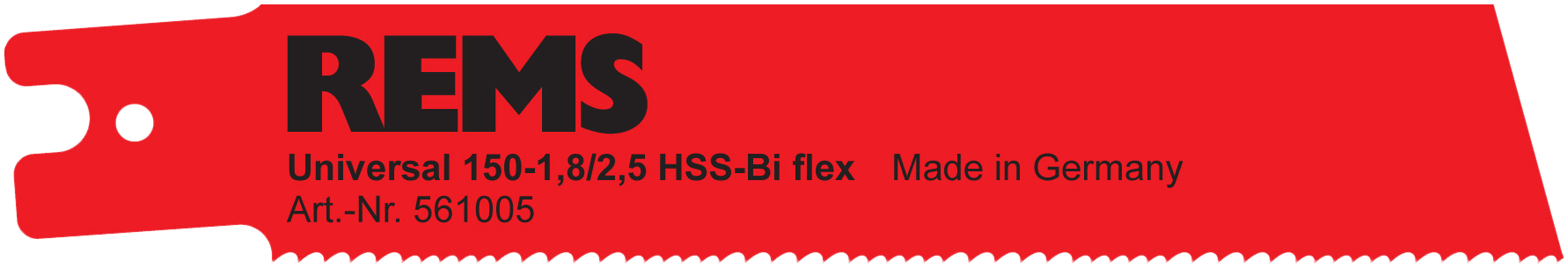 Rems Rør-bajonetsavklinge Uni 150-          Pk