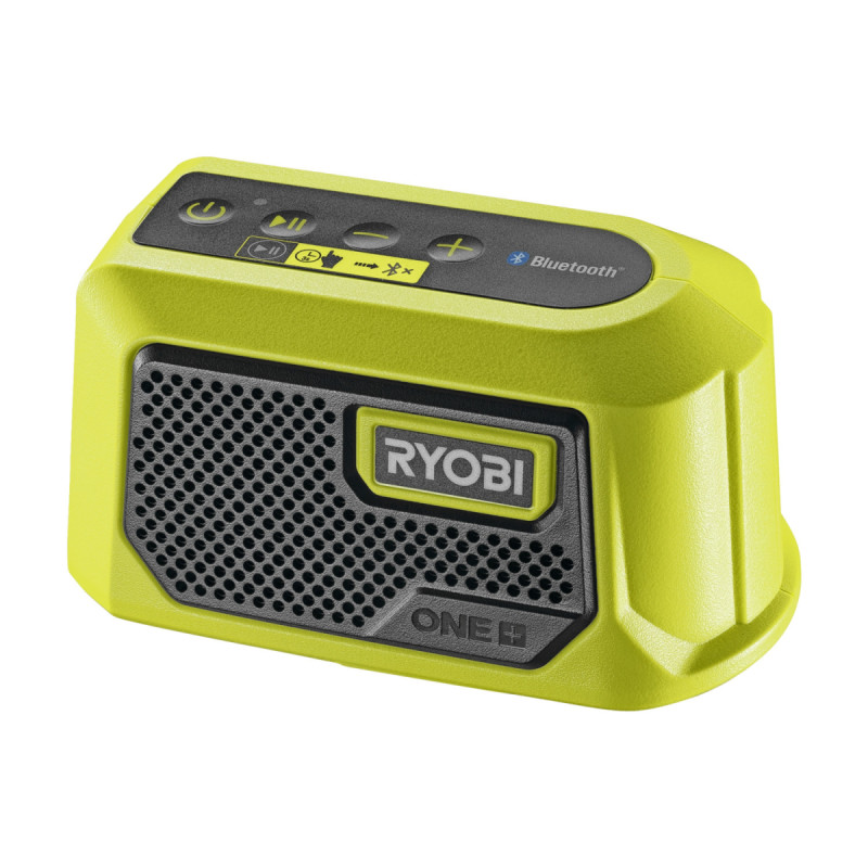 Ryobi Mini Bluetooth-højttaler 18v One  Superkompakt Højttaler Med 5w Effekt  Bluetooth     Alsidig Streaming Til Forskellige