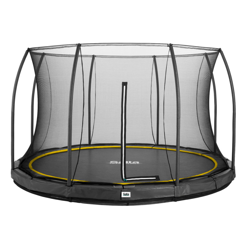 Salta Comfort Edition Ground Trampolin Inkl Sikkerhedsnet ø366 Cm Sort