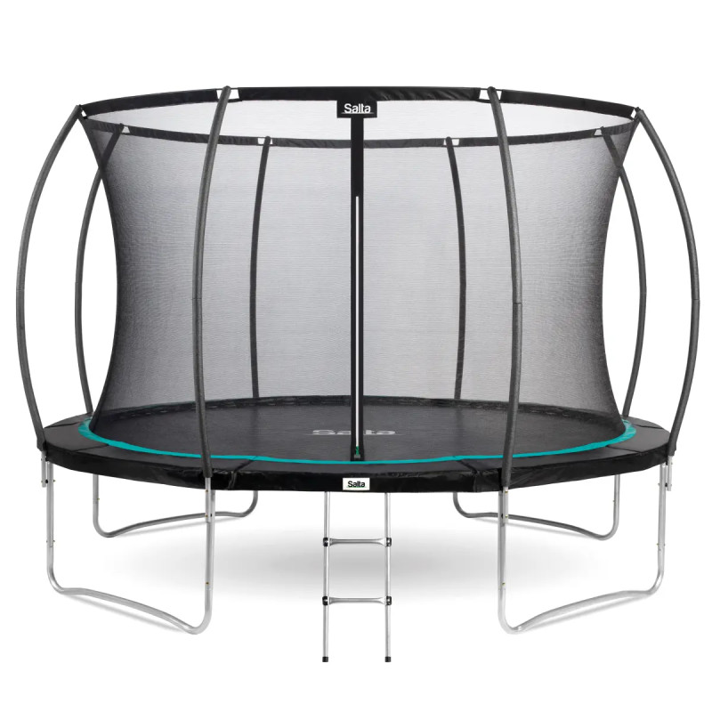 Salta Cosmos Trampolin ø366 Cm   Sort Inkl  Stige Og Sikkerhedsnet
