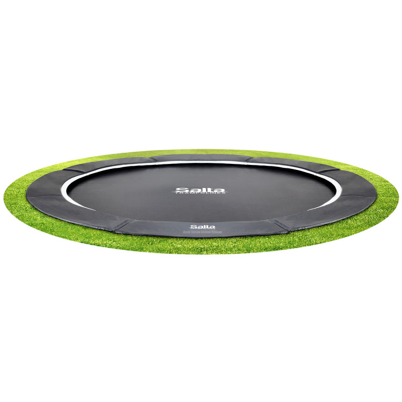 Salta Royal Baseground Sportstrampolin ø396 Cm Ekskl  Sikkerhedsnet   Sort