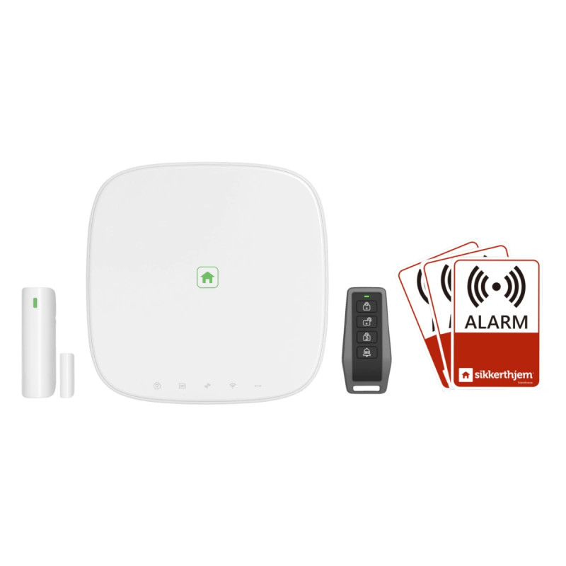 Sikkerthjem Alarmsystem Tyverialarm Startpakke S7pro