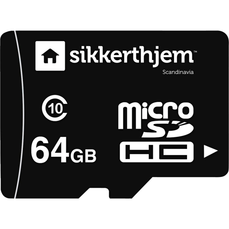 Sikkerthjem Hukommelseskort 64gb Microsd Class 10