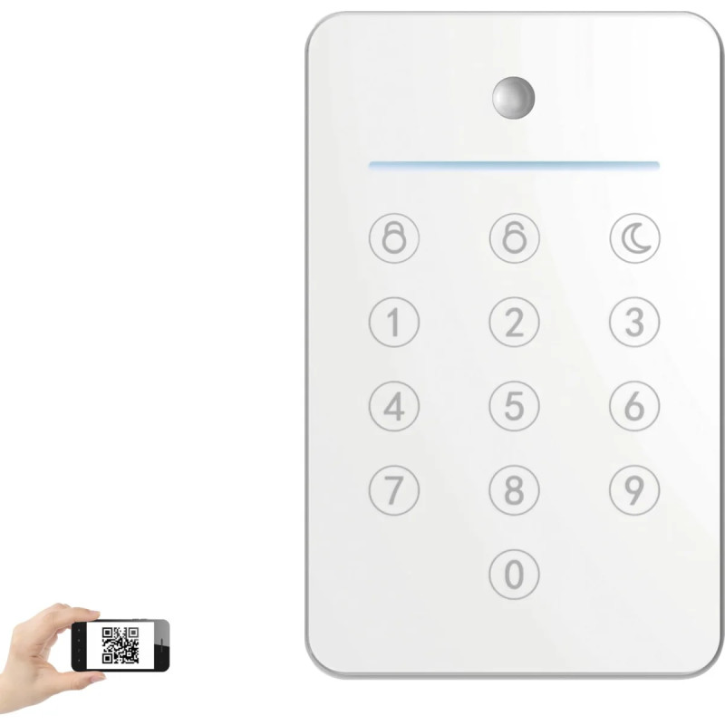 Sikkerthjem Smartpad Med Nøglebriklæser S6evo Genopladeligt