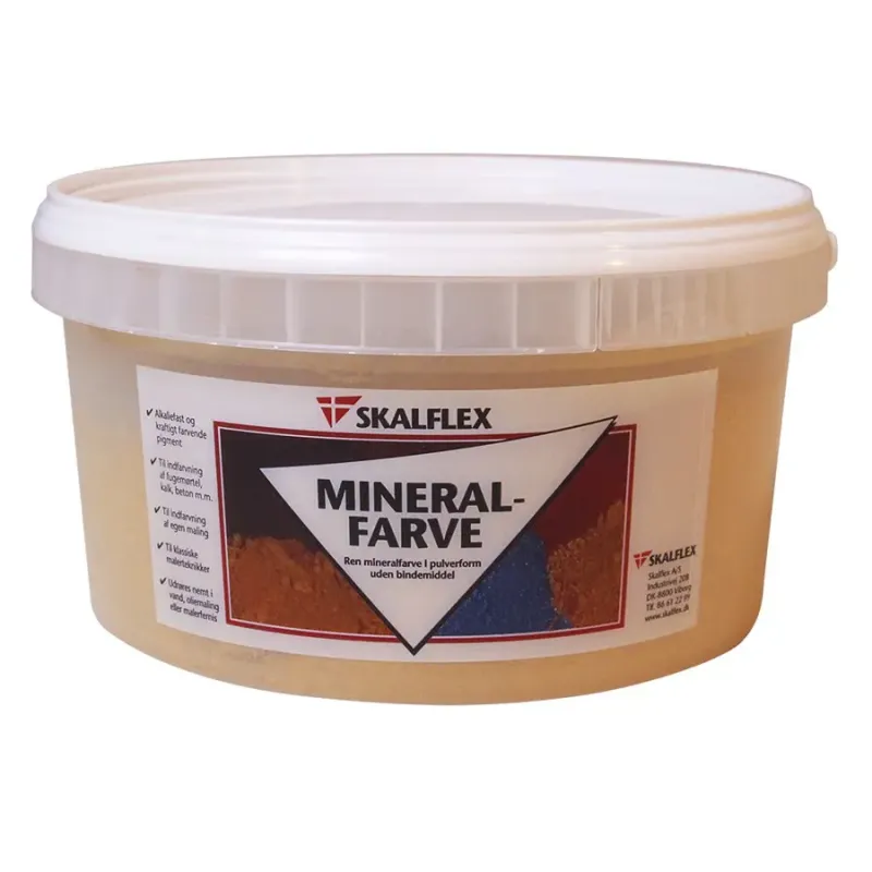 Skalflex Mineralfarve Titanhvid 00kg