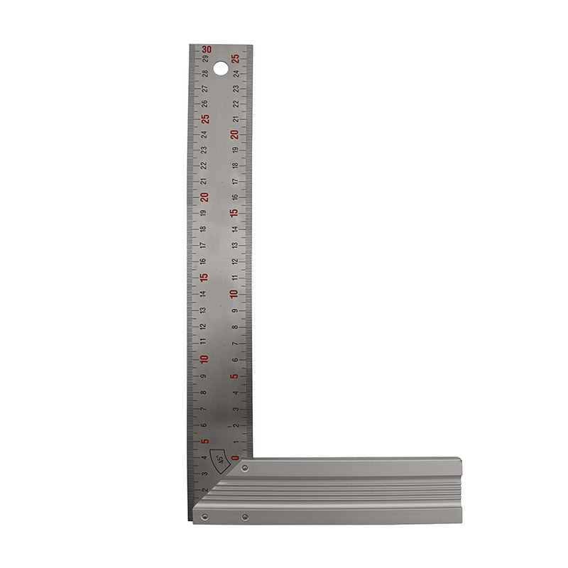 Snedkervinkel 150x120 Mm Med Kraftig Base Aluminium