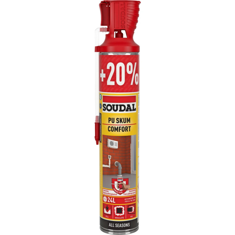 Soudafoam Comfort Helårsskum Genius  20  Champagne    720ml