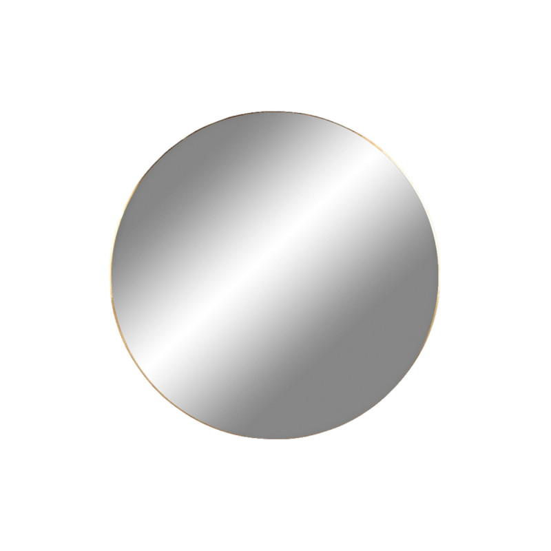 Spejl Med Ramme Messing Look ø40 Cm 4001150
