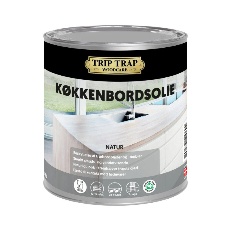 Trip Trap Køkkenbordsolie Natur   75lt